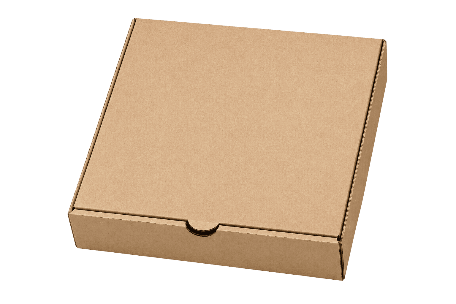 Pizza Boxes — brown kraft, printed